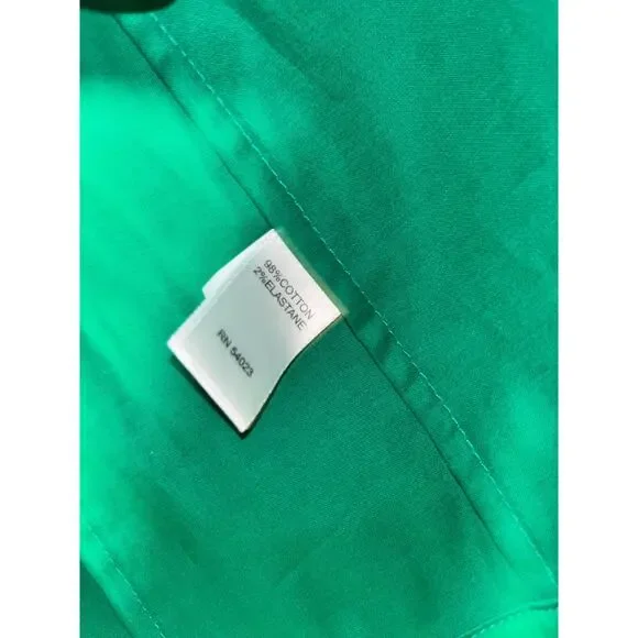 NWT Green Banana Republic Cotton Fitted Stretch M - Picture 6 of 7